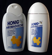 Honig Aromadusche Pflegeduschgelb & Honig Aroma Körper Lotion (Anti Stress Lotion) beides für die Haut.
